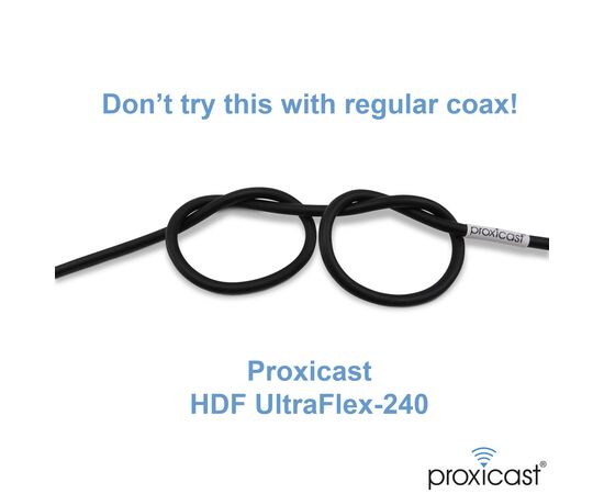 Proxicast Ultra Flexible PL259 Male - SO239 Female Low Loss Coax Extension Cable for CB / UHF / VHF / Shortwave / HAM / Amateur Radio Equipment and Antennas - 50 Ohm, Length: 6 ft, 5 image