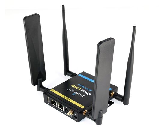 EtherLINQ 4G/LTE SIM Router with WiFi, VPN, Firewall, GPS, 7 image