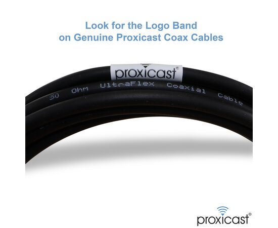 Proxicast Ultra Flexible PL259 Male - SO239 Female Low Loss Coax Extension Cable for CB / UHF / VHF / Shortwave / HAM / Amateur Radio Equipment and Antennas - 50 Ohm, Length: 6 ft, 6 image