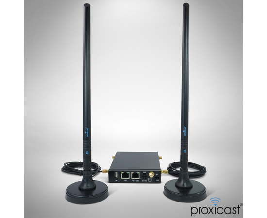 Proxicast 5-8 dBi 4G/5G External Magnetic High Gain Cell Antenna Compatible with Cisco, Cradlepoint, Netgear, Pepwave, MoFi, Digi, Sierra and Other Routers & Modems with SMA Connectors, 6 image