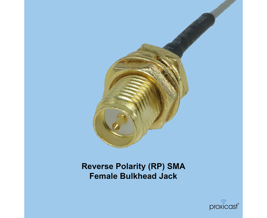 Proxicast 8 inch U.FL (IPEX) to RP-SMA Female Ultra Low-Loss 1.37mm Coaxial Pigtail Jumper Cable for Wi-Fi, Bluetooth, ZigBee, 900 MHz, LoRa, Helium and Other Radio & Antenna Systems - 2 Pack, IPEX Pigtail Type: RPSMA Female, 5 image Proxicast 8 inch U.FL (IPEX) to RP-SMA Female Ultra Low-Loss 1.37mm Coaxial Pigtail Jumper Cable for Wi-Fi, Bluetooth, ZigBee, 900 MHz, LoRa, Helium and Other Radio & Antenna Systems - 2 Pack, IPEX Pigtail Type: RPSMA Female, 5 image