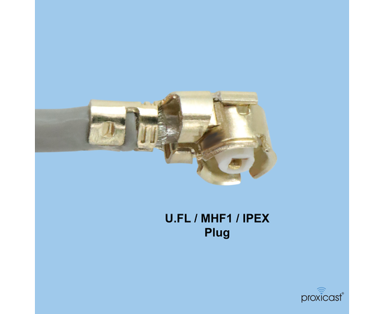 Proxicast 8 inch U.FL (IPEX) to N Female Ultra Low-Loss 1.37mm Coaxial Pigtail Jumper Cable for 4G, LTE, 5G, WiFi, Bluetooth, ZigBee, 900 MHz, LoRa, Helium, GPS and Other Radio & Antenna Systems, IPEX Pigtail Type: N Female, 3 image