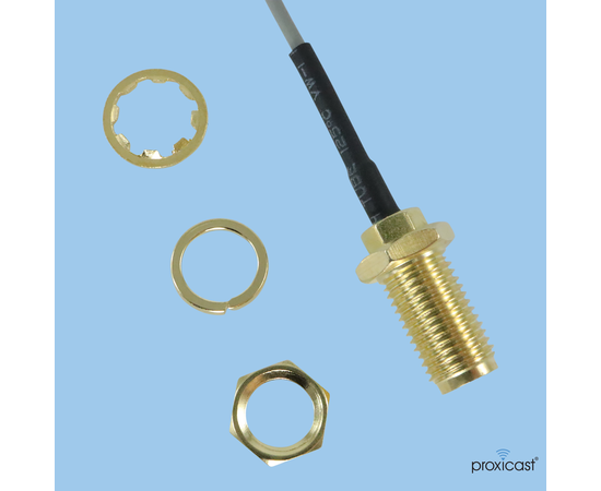 Proxicast 8 inch U.FL (IPEX) to RP-SMA Female Ultra Low-Loss 1.37mm Coaxial Pigtail Jumper Cable for Wi-Fi, Bluetooth, ZigBee, 900 MHz, LoRa, Helium and Other Radio & Antenna Systems - 2 Pack, IPEX Pigtail Type: RPSMA Female, 6 image Proxicast 8 inch U.FL (IPEX) to RP-SMA Female Ultra Low-Loss 1.37mm Coaxial Pigtail Jumper Cable for Wi-Fi, Bluetooth, ZigBee, 900 MHz, LoRa, Helium and Other Radio & Antenna Systems - 2 Pack, IPEX Pigtail Type: RPSMA Female, 6 image