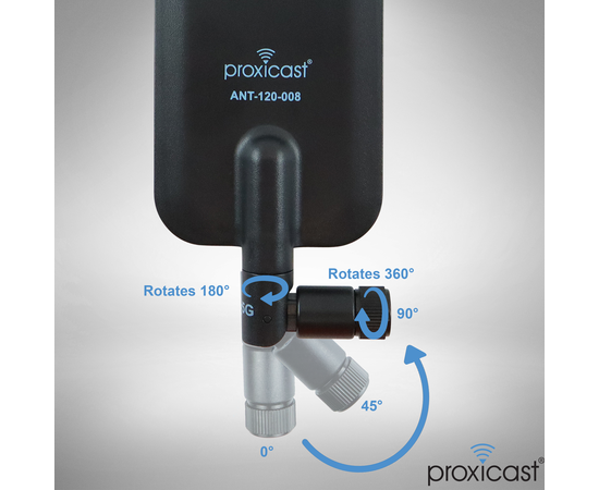 Proxicast 4G/5G/CBRS Universal Wide-Band 6 dBi Omni-Directional Swivel Terminal Antenna (SMA Male) - Compatible with Cisco, Cradlepoint, Digi, MoFi, Pepwave, Sierra Wireless and Many Others, 3 image