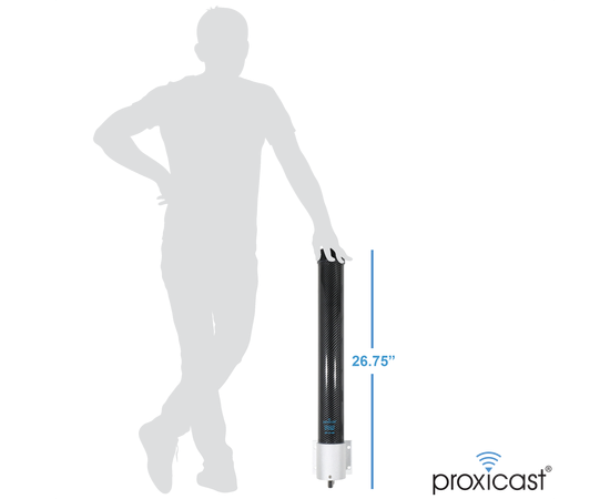 Proxicast Pro-Gain 4G / 5G MIMO Antenna - Wide-Band Omni-Directional for Cellular Modems & Routers on Verizon, AT&T, T-Mobile, Telus, Bell Canada, Rogers, Movistar, Telcel, Claro and Others, Color: Carbon, 3 image