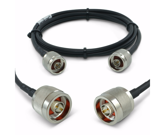 Proxicast Low-Loss Coax Jumper Cable (50 Ohm) - N-Male to N-Male - Radio to Surge Arrestor or Antenna, Cable Length: 6 ft (CFD 195) Proxicast Low-Loss Coax Jumper Cable (50 Ohm) - N-Male to N-Male - Radio to Surge Arrestor or Antenna, Cable Length: 6 ft (CFD 195)