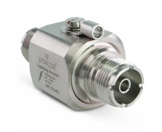 Coaxial Lightning Arrester/Suppressor with UHF SO-239 Female Connectors - Pro-Grade Coax Cable Surge Protector for RF, HF, VHF, UHF, CB, Ham, Two-Way Radio and Other Antennas, Gender: UHF Female / UHF Female