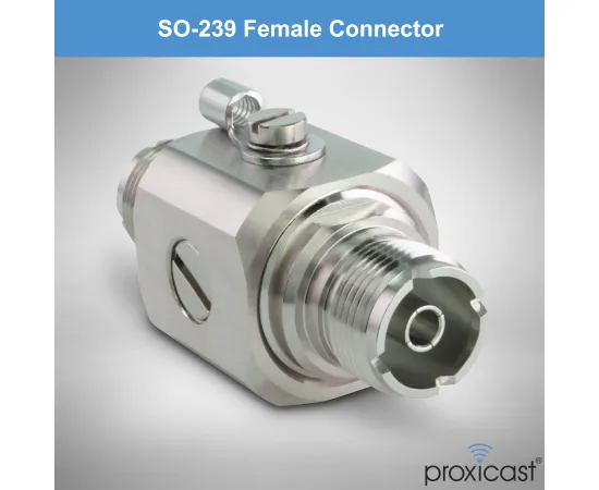 Coaxial Lightning Arrester/Suppressor with UHF SO-239 Female Connectors - Pro-Grade Coax Cable Surge Protector for RF, HF, VHF, UHF, CB, Ham, Two-Way Radio and Other Antennas, Gender: UHF Female / UHF Female, 4 image