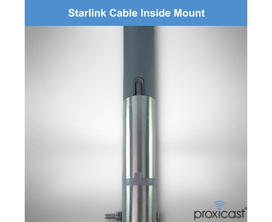 Proxicast Starlink Antenna Adapter for J-Max Antenna Mounts - Stainless Steel Coupler for V2 Rectangular Motorized Starlink Satellite Dish Antenna, 6 image