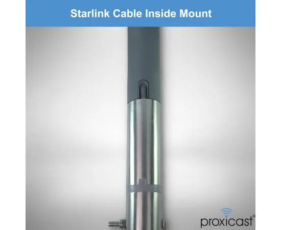 Proxicast Starlink Antenna Adapter for J-Max Antenna Mounts - Stainless Steel Coupler for V2 Rectangular Motorized Starlink Satellite Dish Antenna, 6 image
