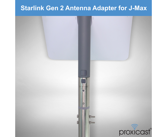 Proxicast Starlink Antenna Adapter for J-Max Antenna Mounts - Stainless Steel Coupler for V2 Rectangular Motorized Starlink Satellite Dish Antenna, 2 image
