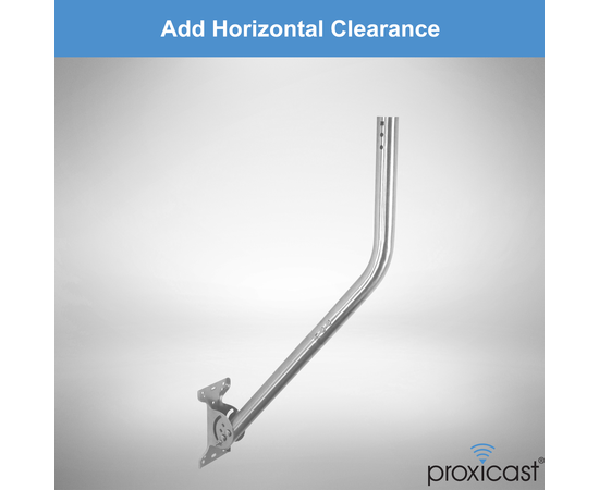 15 inch Stainless Steel Extension Pole for Proxicast J-Max Antenna Mounts, Material: Stainless Steel, Extension Length: 15 inch, 5 image