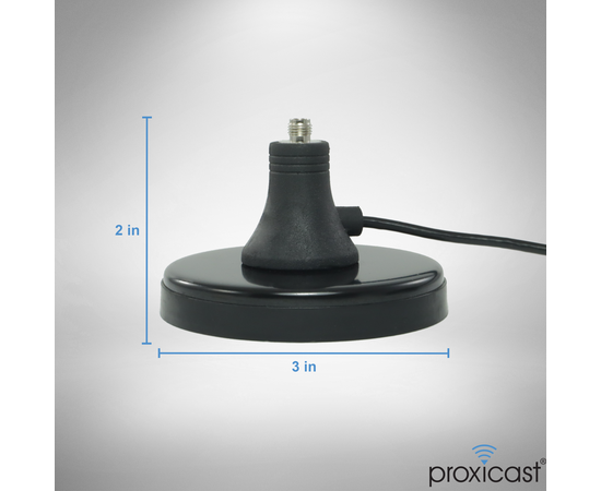 Proxicast 8 dBi 4G/5G External Magnetic High Gain Cell Antenna Compatible with AT&T Nighthawk M6 / MR6110 & MR6500, M5 / MR5200, M1 / MR1100, Verizon 8800L & Any Hotspot with TS9 connectors, 4 image