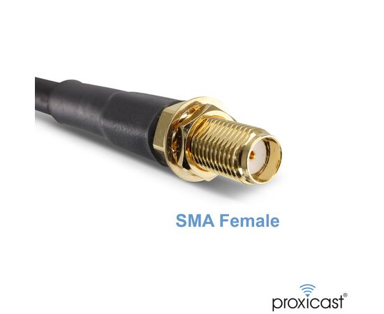 Proxicast 2 ft Ultra Flexible SMA Male to SMA Female Low Loss 50 Ohm Coax Jumper Cable/Antenna Lead Extender for 3G/4G/LTE/Ham/ADS-B/GPS/RF Radio Use (Not for TV or WiFi), 4 image