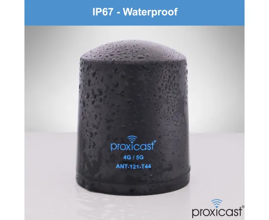 Proxicast Pro-Grade 4x4 MIMO 4G/5G Vandal Resistant Low-Profile Through-Hole Mount Omni-Directional Antenna, Color: Black, Cable Length: 6 ft, 5 image