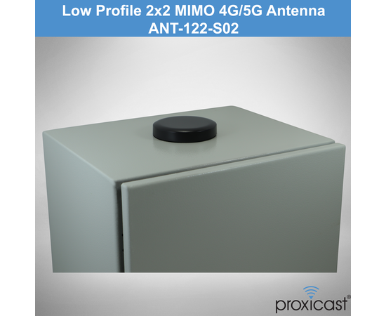 Proxicast Ultra Low Profile MIMO 4G / 5G Omni-Directional Screw-Mount Antenna for Verizon, AT&T (and Others) Modems & Routers with SMA External Antenna Jacks, Mounting Style: Through Hole Mount - SMA Connectors, 2 image