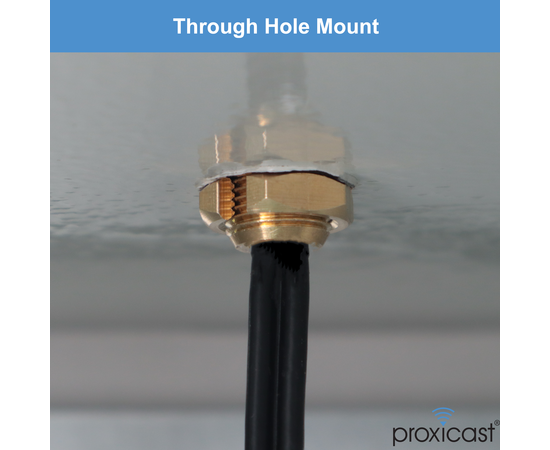Proxicast Ultra Low Profile MIMO 4G / 5G Omni-Directional Screw-Mount Antenna for Verizon, AT&T (and Others) Modems & Routers with SMA External Antenna Jacks, Mounting Style: Through Hole Mount - SMA Connectors, 3 image