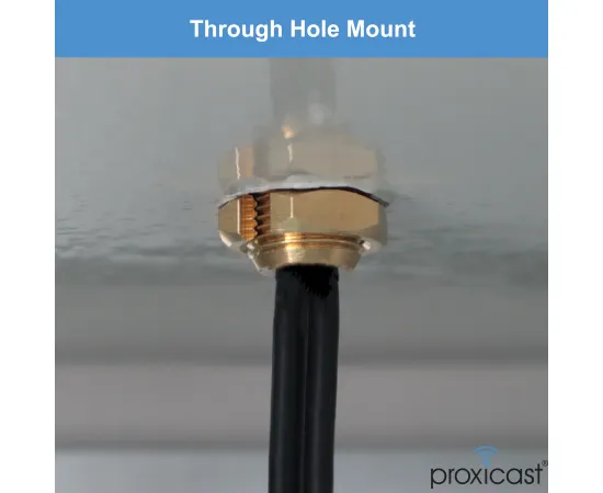 Proxicast Ultra Low Profile MIMO 4G / 5G Omni-Directional Screw-Mount Antenna for Verizon, AT&T (and Others) Modems & Routers with SMA External Antenna Jacks, Mounting Style: Through Hole Mount - SMA Connectors, 3 image