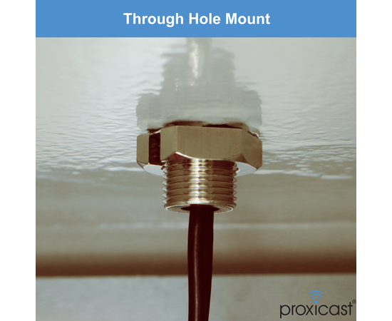 Proxicast Ultra Low Profile Triple Band Wi-Fi MIMO Puck Antenna for All Wi-Fi Frequencies (2.4, 5.8, 6 GHz) - Through Hole Screw Mount - 3 ft Coax Lead w/RP-SMA, 4 image