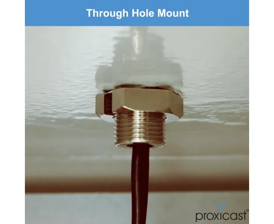 Proxicast Ultra Low Profile Triple Band Wi-Fi MIMO Puck Antenna for All Wi-Fi Frequencies (2.4, 5.8, 6 GHz) - Through Hole Screw Mount - 3 ft Coax Lead w/RP-SMA, 4 image