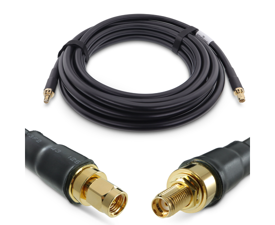 Proxicast Low-Loss Coax Extension Cable (50 Ohm) - SMA Male to SMA Female - Antenna Lead Extender for 5G/4G/LTE/Ham/ADS-B/GPS/RF Radio Use (Not for TV or WiFi), Length: 20 ft (CFD 400) Proxicast Low-Loss Coax Extension Cable (50 Ohm) - SMA Male to SMA Female - Antenna Lead Extender for 5G/4G/LTE/Ham/ADS-B/GPS/RF Radio Use (Not for TV or WiFi), Length: 20 ft (CFD 400)