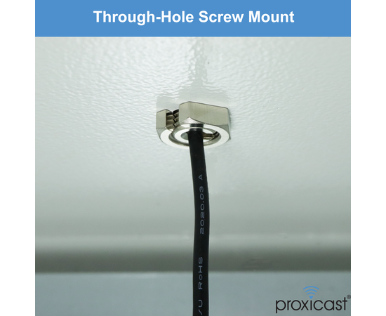 Proxicast Active/Passive GPS Antenna SMA - Through-Hole Screw Mount Puck Antenna with Right Angle SMA Male Connector on 18 inch Low Loss Coax Lead - 28 dB LNA, GPS Cable Length: 18 inch lead - R/A SMA Male, 3 image