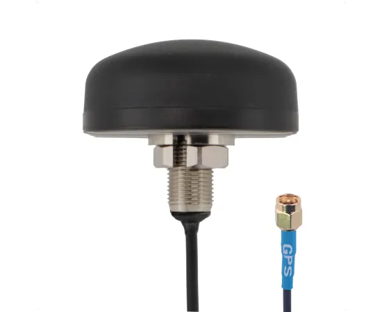 Proxicast Quad-System GPS + GLONASS + Galileo + BeiDou Active GNSS Antenna - 6.6 ft SMA Male, GPS Cable & Connector: 6.6 ft - SMA Male
