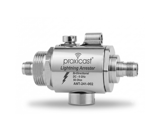 Coaxial Lightning Arrester for 0 to 6 GHz (SMA-Female/SMA-Female) - Pro-Grade Antenna Lightning Protector for 4G, LTE, 5G, 900MHz, LoRa, Ham and Other Outside Antennas, Gender: SMA Female / SMA Female