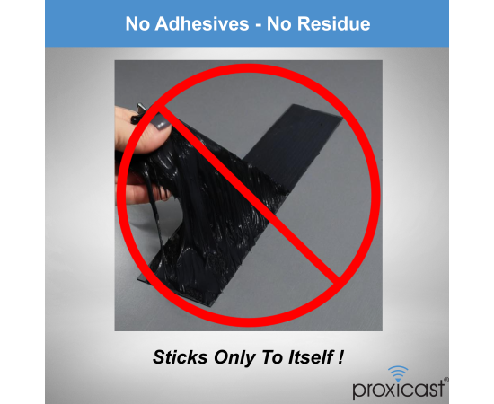 Proxicast Pro-Grade Extra Strong Weatherproof Self-Bonding 30mil Silicone Sealing Tape For Coax Connectors (1.5" x 15' roll), Color: White, 2 image