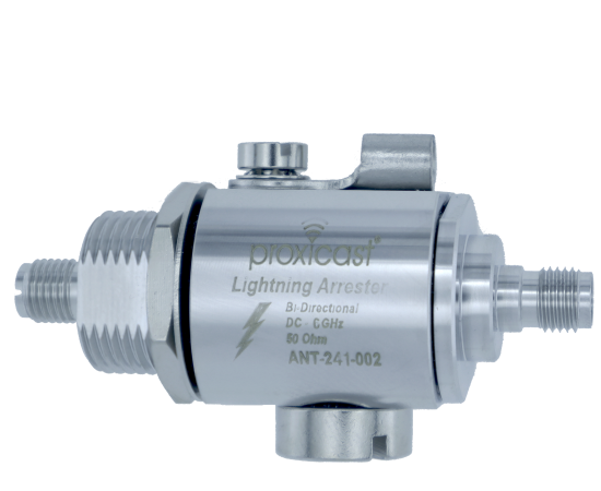 Coaxial Lightning Arrester for 0 to 6 GHz (SMA-Female/SMA-Female) - Pro-Grade Antenna Lightning Protector for 4G, LTE, 5G, 900MHz, LoRa, Ham and Other Outside Antennas, Gender: SMA Female / SMA Female