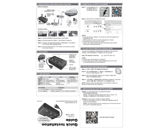 MSNSwitch2 Internet Enabled IP Remote Power Switch with Reboot - Control via Smartphone App, Cloud Service, Web Browser or API - 2 Independent AC Power Outlets (Model UIS-722T), 9 image