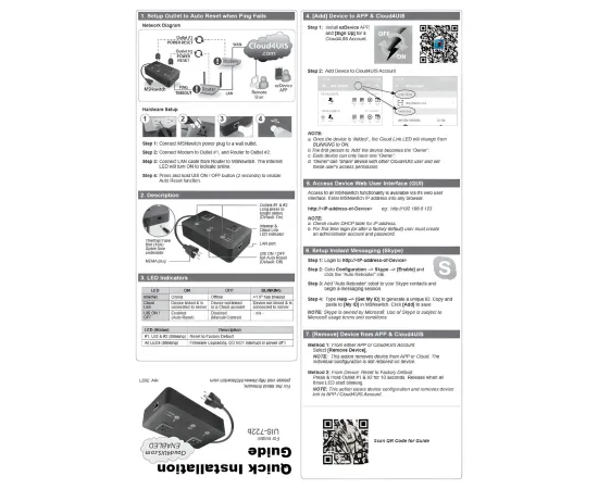 MSNSwitch2 Internet Enabled IP Remote Power Switch with Reboot - Control via Smartphone App, Cloud Service, Web Browser or API - 2 Independent AC Power Outlets (Model UIS-722T), MSNSwitch Variants: TAA Compliant, 9 image
