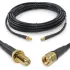 Proxicast Low-Loss Coax Extension Cable (50 Ohm) - SMA Male to SMA Female - Antenna Lead Extender for 5G/4G/LTE/Ham/ADS-B/GPS/RF Radio Use (Not for TV or WiFi), Length: 25 ft (CFD 240)