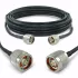 Proxicast Low-Loss Coax Jumper Cable (50 Ohm) - N-Male to N-Male - Radio to Surge Arrestor or Antenna, Cable Length: 25 ft (CFD 240)