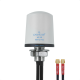 Proxicast Pro-Grade 2x2 MIMO 4G/5G Vandal Resistant Low-Profile Through-Hole Mount Omni-Directional Antenna, Color: White, Cable Length: 6 ft